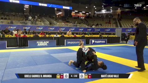 Maitê Lucas Valle vs Giselle Gabriele B. Miranda 2026 Pan Jiu Jitsu IBJJF Championship