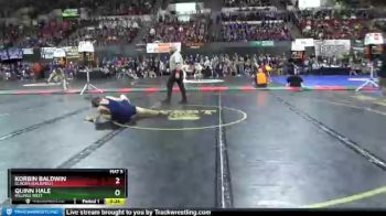 Cons. Round 1 - Quinn Hale, Billings West vs Korbin Baldwin, Glacier (Kalispell)