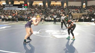 120 lbs Semifinal - Rileigh Romberger, Smithsburg vs Ashley Diaz, Northwood