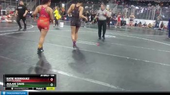 138 lbs Champ. Round 1 - Katie Rodriguez, Team California vs Aulani Davis, Team Indiana