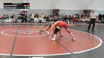 165 lbs Round Of 32 - John Martin Best, Maryland vs Brandon Jacoby, Presbyterian