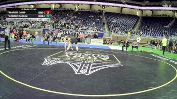 Girls-145 lbs Champ. Round 1 - Markie Davis, Grant Hs Girls vs Lorelei Shrum, North Farmington H.s. Girls