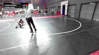 60 lbs Quarterfinal - Ryker Campbell, Crass Trained/Medford vs Brandt Perry, B.A.M Training Center