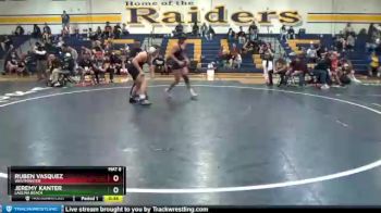 182 lbs Cons. Round 2 - Jeremy Kanter, Laguna Beach vs Ruben Vasquez, Westminster