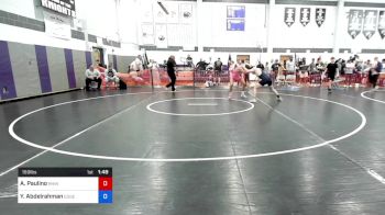 150 lbs Consi Of 8 #1 - Anthony Paulino, Rhino Wrestling vs Yehia Abdelrahman, Edge Wrestling