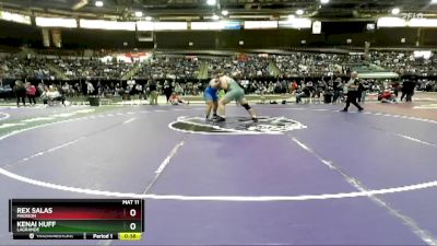 285 lbs Cons. Round 7 - Kenai Huff, LaGrande vs Rex Salas, Madison