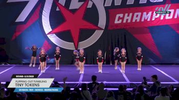 Flipping Out Tumbling - Tiny Tokens [2023 L1 Tiny - Novice - Restrictions 3/3/2023] 2023 Mid-Atlantic Championship Grand Nationals