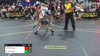 56 lbs Round 4 (6 Team) - Mac Heysinger, The Funky Singlets vs Axton Wittenburg, Untouchables Purple