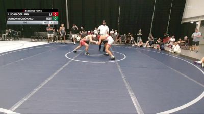 155 lbs Round 2 (6 Team) - Aaron Mcdonald, Wrecking Crew Demolition Team vs Lucas Collins, Dirty Jersey