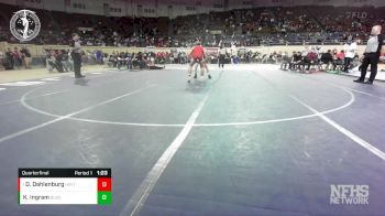 3A-157 lbs Quarterfinal - Dakota Dahlenburg, HINTON vs Kelby Ingram, BLACKWELL