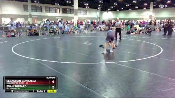 106 lbs Round 5 (6 Team) - Evan Shepard, PECO Boys vs Sebastian Gonzalez, Eagle Empire Black