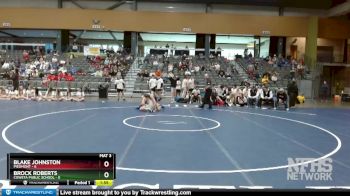 150 lbs Quarterfinals (8 Team) - Blake Johnston, Piedmont vs Brock Roberts, Coweta Public School