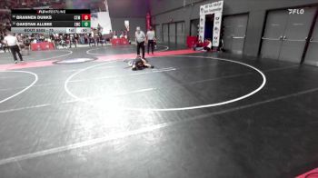75 lbs Cons. Round 4 - Brannen Dunks, Portage vs Oakstan Allbee, Lancaster Wrestling Club