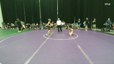 96 lbs Round 5 (6 Team) - Miles Mura, Terps Xpress vs Bryce Howell, Reaper WC