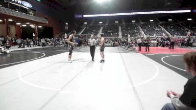 156 lbs Rr Rnd 1 - Noah Hopkins, Team Montana vs Miles Southwick, Silverback WC