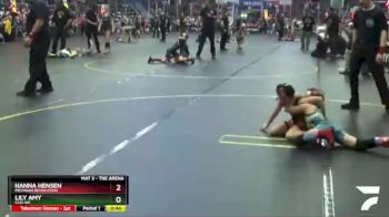 58 lbs Cons. Semi - Hanna Hensen, Michigan Revolution vs Lily Amy, Clio WC