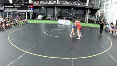 120 lbs Mackenzie Carder, Ohio vs Kinzie Williams, Idaho