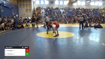 106 lbs Consi Of 32 #2 - Danny Vargas, Tiger Wrestling Club vs Eliezer Torres, Black & Blue