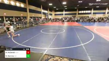 116 lbs Consi Of 8 #2 - Marjorie M. McDaniel, Team Aggression vs Mia Ramirez, Dog Pound Wrestling