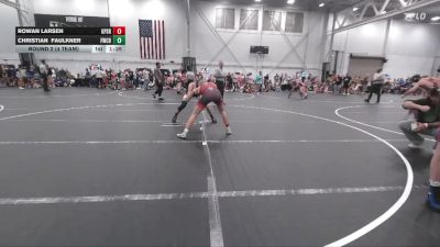 150 lbs Round 2 (4 Team) - Rowan Larsen, GPS Red vs Christian Faulkner, Freakztyle Wrecking Crew Blue