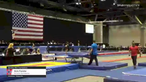 Nick Forster - Double Mini Trampoline, Dynamic Gymnastics - 2021 USA Gymnastics Championships