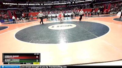 2A 126 lbs Semifinal - Bobby Conway, Chicago (Brother Rice) vs Jordan Rasof, Deerfield (H.S.)