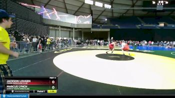 215 lbs Round 2 - Jackson Lougen, Camas Wrestling Club vs Marcus Lynch, Ilwaco Youth Wrestling