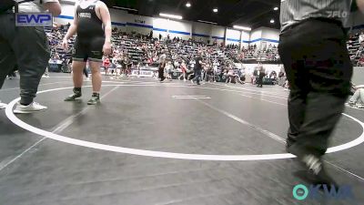 285 lbs Rr Rnd 2 - Brody Walker, Harrah Little League Wrestling vs Jaxon Inman (285), Norman North