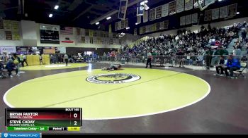 145 lbs Champ. Round 2 - Steve Caday, Calvary Chapel S.A. vs Bryan Paxtor, Temescal Canyon