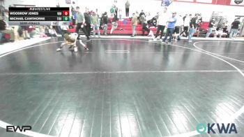 49 lbs Semifinal - Woodrow Jones, Vinita Kids Wrestling vs Michael Cawthorne, Tiger Trained Wrestling