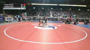 4A-157 lbs Quarterfinal - Maddux Hintz, Green River vs Tyler Cholas, Laramie