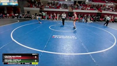 150 lbs Round 1 (8 Team) - Colton Halstead, Springtown vs Michael Castillo, Canyon West Plains