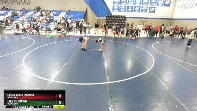 80-85 lbs Round 2 - Losa Nau Rarick, Westlake vs Lily Duncan, Roosevelt