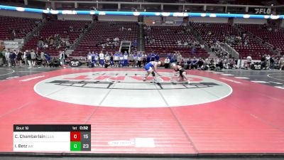 189 lbs Consy Rd Ii - Carter Chamberlain, Clearfield vs Isaiah Betz, Warrior Run