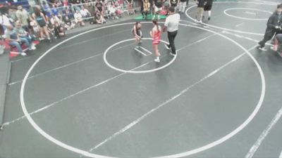100 lbs Round 1 - Juliette Aguilar, Threshold Wrestling Club vs Emily Lanik, Mantanona TC