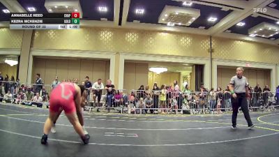 145 lbs Round Of 32 - Annabelle Reed, Chaparral HS vs Kezra McKenzie, Gold Rush Wr Ac