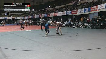 150 lbs Champ Round 1 (16 Team) - Seth Thompson, Denbigh vs Cody Davis, Skyline