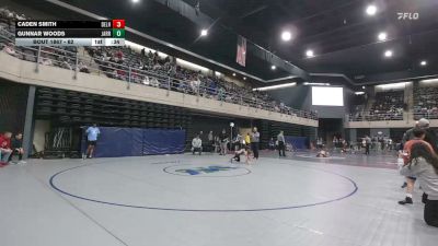 62 lbs Consi-qtrs - Caden Smith, Delhi vs Gunnar Woods, Jarrettsville