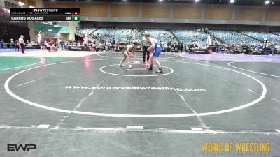 145 lbs Consi Of 32 #1 - Kolton Patterson, Buckaroo Wrestling Club vs Carlos Rosales, Ukiah