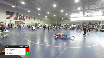 175 lbs Champ. Round 1 - Hunter Ferguson, Warrior Wrestling Club vs Damien Avila, East Idaho Elite