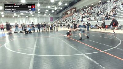 106 lbs Champ. Round 3 - Quauhtli Zuniga, Team Aggression Wrestling Club vs Bryant Razo, Whatcom Wrestling Academy