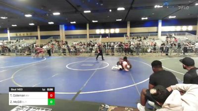 165 lbs Consi Of 16 #1 - Travis Coleman, 951 Wc vs Zhennedy McGill, El Toro