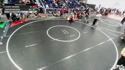 215 lbs Quarterfinal - Samyar Mohseni, Warriors Wrestling Club vs Landry Ngambia, Dark Horse