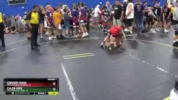 80 lbs Round 1 (6 Team) - Zander Manz, Untouchables Purple vs Caleb Kirk, Elite Athletic Club