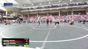 110 lbs Cons. Round 3 - Bentlee Diediker, Linn County vs Vincent Nelson, Trailblazer