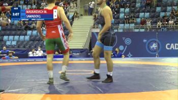 80 kg 1/8 Final - Maksim Masiukevich, Belarus vs Joju Samadov, Azerbaijan