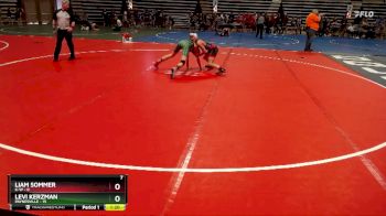 115 lbs Semis & 1st Wrestleback (8 Team) - Liam Sommer, K-W vs Levi Kerzman, Paynesville