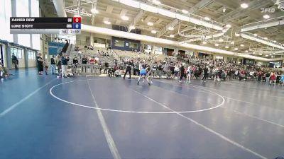 132 lbs Cons. Round 1 - Xavier Dew, Olympus Wrestling vs Luke Stott, Sanderson Wrestling Academy