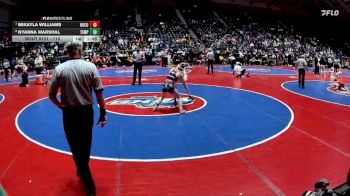 110 lbs Quarterfinal - MiKayla Williams, Houston County vs Nyanna Marshal, Temple