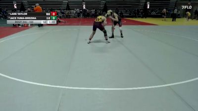 150 lbs Quarterfinal - Lane Taylor, Wabasso vs Jace Tuma-Brezina, K-W